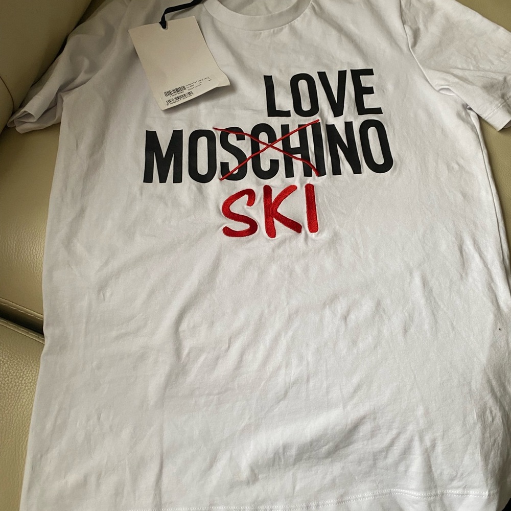 White Moschino shirt